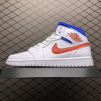 Air Jordan 1 Mid White Red Royal (W)