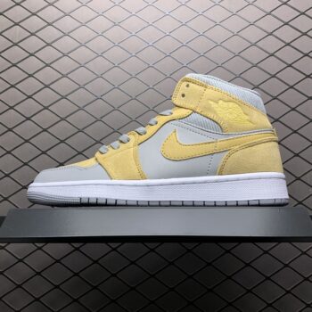 Air Jordan 1 Mid Yellow Grey