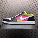 Air Jordan 1 Low Black Active Fuchsia Cyber