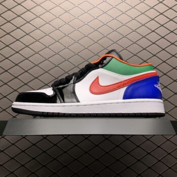 Air Jordan 1 Low Multi-Color Black Toe
