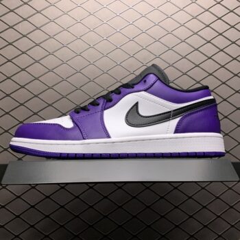 Air Jordan 1 Low Court Purple White