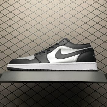 Air Jordan 1 Low Black Metallic Silver
