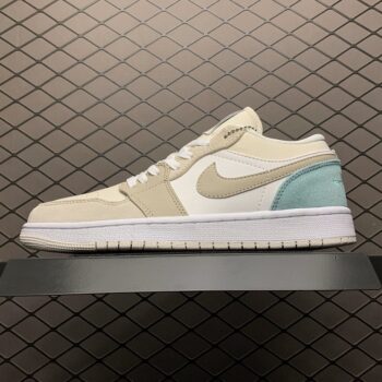 Air Jordan 1 Low Fossil Green