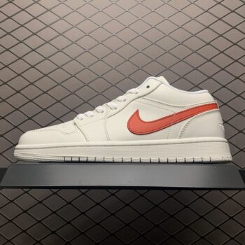 Air Jordan 1 Low White University Red