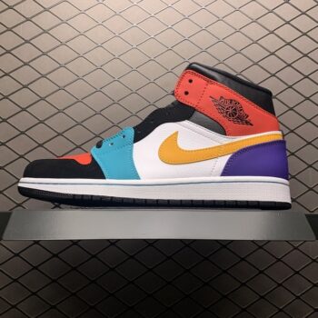 Air Jordan 1 MID Bred Multicolor
