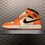 Air Jordan 1 MID Team Orange Black