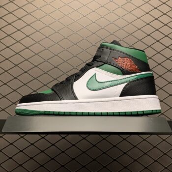 Air Jordan 1 Mid Green Toe