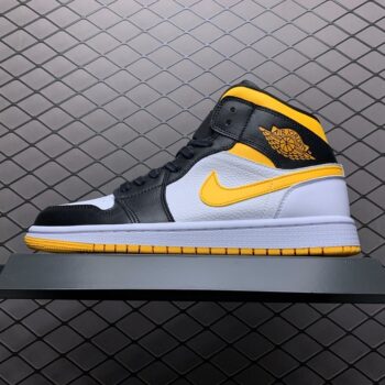 Air Jordan 1 MID Black Yellow