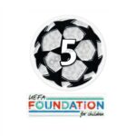 Badge Ligue des Champions 5 et Uefa Foundation