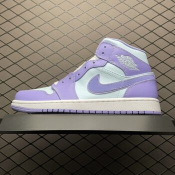 Air Jordan 1 MID Purple Aqua