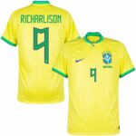 MAILLOT BRESIL DOMICILE COUPE DU MONDE 2022 RICHARLISON