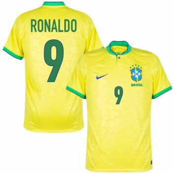 MAILLOT BRESIL DOMICILE COUPE DU MONDE 2022 RONALDO