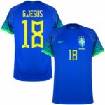 MAILLOT BRESIL EXTERIEUR COUPE DU MONDE 2022 G.JESUS