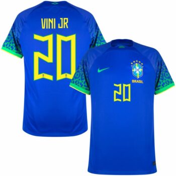MAILLOT BRESIL EXTERIEUR COUPE DU MONDE 2022 VINI JR