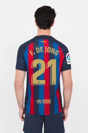 MAILLOT FC BARCELONE DOMICILE 2022-23 DE JONG