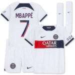 MAILLOT KIT ENFANT PSG EXTERIEUR 2023 2024 MBAPPE