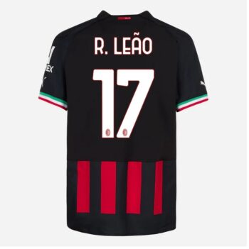 MAILLOT MILAN AC DOMICILE 2022 2023 R. LEAO