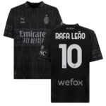 MAILLOT MILAN AC FOURTH NOIR 2023 2024 Rafa Leao