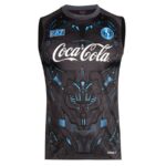 MAILLOT NAPLES 2025 2026 TRAINING NOIR SANS MANCHES