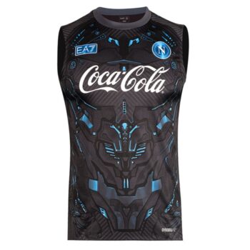 MAILLOT NAPLES 2025 2026 TRAINING NOIR SANS MANCHES