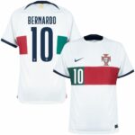 MAILLOT PORTUGAL AWAY COUPE DU MONDE 2022 BERNARDO