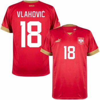MAILLOT SERBIE DOMICILE COUPE DU MONDE 2022 VLAHOVIC