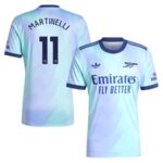 Maillot Arsenal Third 2024 2025 Martinelli