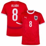 Maillot Autriche Domicile 2024 2025 Alaba