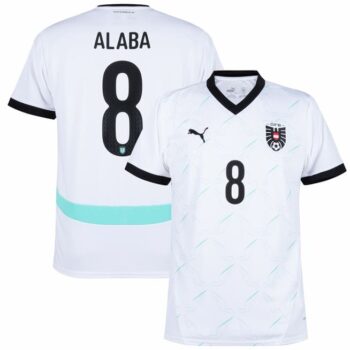 Maillot Autriche Exterieur 2024 2025 Alaba