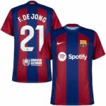 Maillot Barca 2023 2024 Domicile F. De Jong