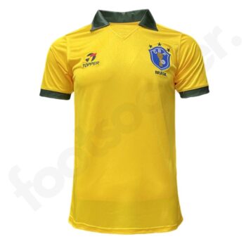 Maillot Bresil 1988 Domicile Retro Vintage