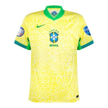Maillot Bresil Domicile 2024 2025 Badges Copa America