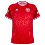 Maillot Danemark Domicile Badges Euro 2024