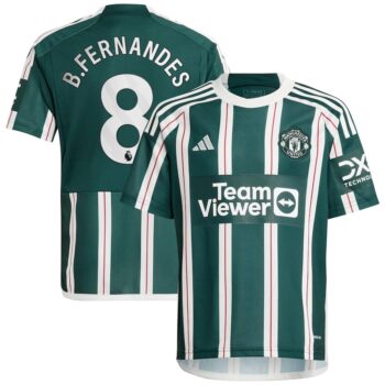 Maillot Enfant Manchester United Extérieur 2023 2024 B.Fernandes