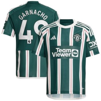 Maillot Enfant Manchester United Extérieur 2023 2024 Garnacho