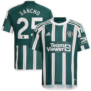 Maillot Enfant Manchester United Extérieur 2023 2024 Sancho