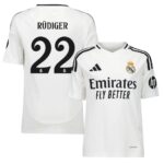 Maillot Enfant Real Madrid Domicile 2024 2025 Rüdiger