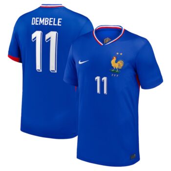 Maillot Equipe de France Domicile 2024 2025 Dembelé