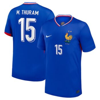 Maillot Equipe de France Domicile 2024 2025 Thuram