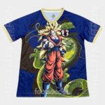Maillot Japon Dragon Ball Goku Super Saiyan Shenron Bleu