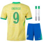 Maillot Kit Enfant Bresil Domicile 2024 2025 Endrick