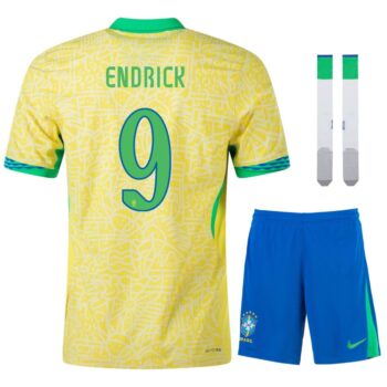 Maillot Kit Enfant Bresil Domicile 2024 2025 Endrick