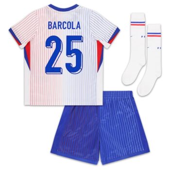 Maillot Kit Enfant Equipe de France 2024 2025 Exterieur Barcola
