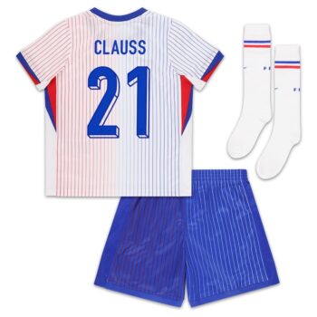 Maillot Kit Enfant Equipe de France Exterieur 2024 2025 Clauss