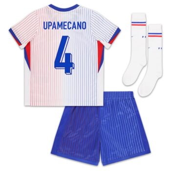 Maillot Kit Enfant Equipe de France Exterieur 2024 2025 Upamecano