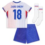 Maillot Kit Enfant Equipe de France Exterieur 2024 2025 Zaire Emery