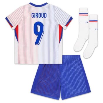 Maillot Kit Enfant Equipe de France Giroud 2024 2025 Exterieur