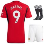 MAILLOT KIT ENFANT MANCHESTER UNITED DOMICILE 2023-24 MARTIAL