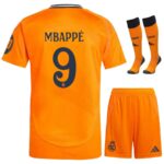 Maillot Kit Enfant Real Madrid Exterieur 2024 2025 Mbappe