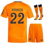 Maillot Kit Enfant Real Madrid Exterieur 2024 2025 Rüdiger